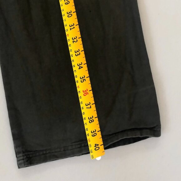 Forever 21 Army Green Wide Leg Jeans Size 25 - Picture 9 of 10